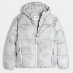 Hollister faux-fur lined hooded puffer jacket